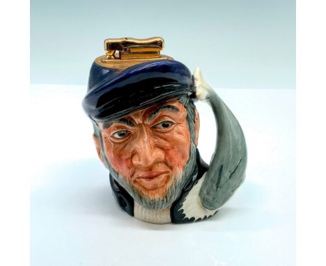 Porcelain character lighter of the Moby Dick antagonist character. The lighter is removeable and refillable. Glossy finish; R