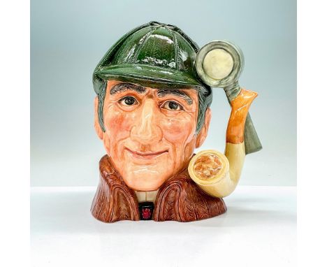 Variation One. Dark green deerstalker hat, brown cloak.Royal Doulton backstamp. Artist: Alan MooreIssued: 1973 - 1996Dimensio