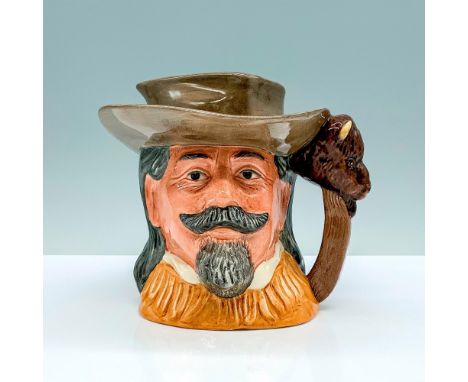 Light brown hat and buckskin jacket.Royal Doulton backstamp. Artist: Robert TabbenorIssued: 1985 - 1989Dimensions: 5.5"HManuf