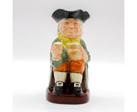 Black hat; light green coat; yellow scarf with blue polka dots; orange breeches.Series: English (UK) Heritage. Royal Doulton 
