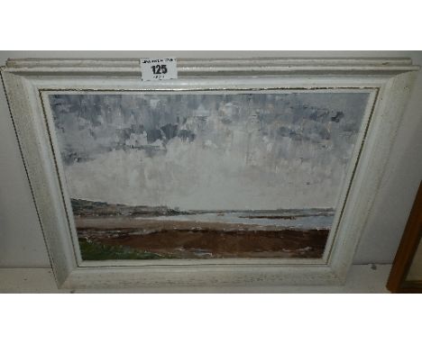 An Oil on Board Depicting a Seascape, unsigned.
