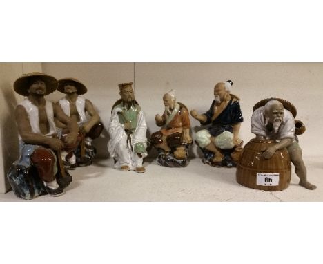 A Collection of Chinese Pottery Figures.