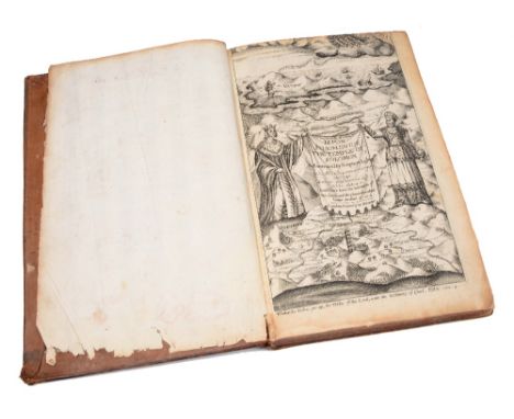 (LEE, Samuel) Oribis Miraculum or The Temple of Solomon Portrayed by Scripture Light. Streater, London, 1659. sm. fo. 1bl. en