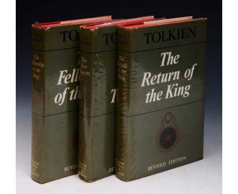 TOLKIEN, J.R.R. The Lord of The Rings, George Allen, 1966, 2nd  edition. 8vo. 3 maps cl. bds. in revised Edition D/ws. Tear t