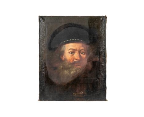 18th/19th Cent. Russian oil on canvas with a man's portrait (maybe of a Grand Duke)RUSSISCHE SCHOOL  -  18°/19° EEUW olieverf