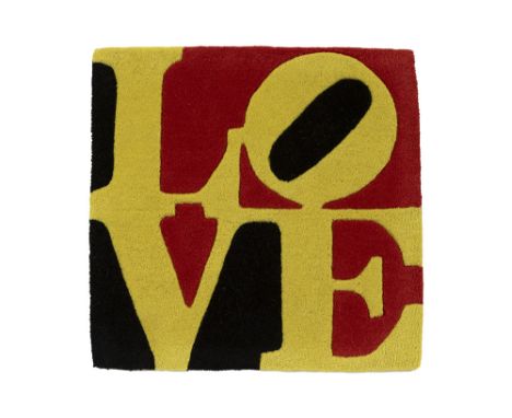 INDIANA ROBERT (1928 - 2018)mounted 'Liebe Love' tapestry - edition for Galerie-F with the original label on the backINDIANA 
