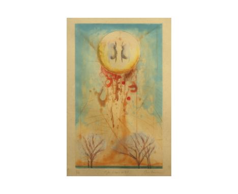 CARCAN RENE (1925 - 1993)20th Cent. etching in colors - titled and signed René CarcanCARCAN RENE (1925 - 1993) kleurets n° 11