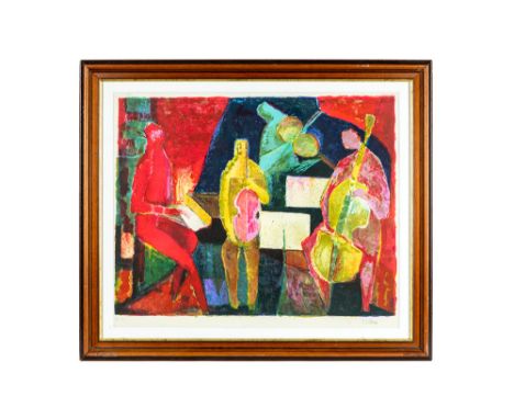 ESTÈVE MAURICE (1904 - 2001)20th Cent. French lithograph printed in colors - signed Maurice EstèveESTÈVE MAURICE (1904 - 2001