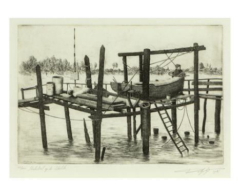 DOLPHYN WILLEM (1935)20th Cent. Belgian etching - signed Willem Dolphyn and dated (19)81DOLPHYN WILLEM (1935 - 2016) ets n° 4