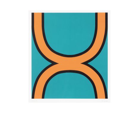 HÛGLER UTE (20° EEUW)20th Cent. abstract lithograph printed in colors - signed Ute HûglerHÛGLER UTE (20° EEUW) kleurlitho n° 