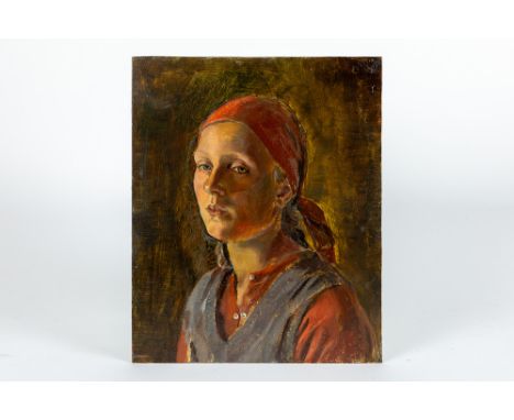 SOROKA GRIGORY (1823 - 1864)19th Cent. Russian oil on paper (on board) - attributed to  Grigory Soroka Soroka was a pupil of 