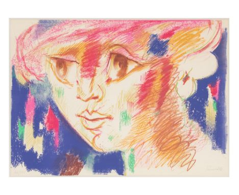 SOMVILLE ROGER (1923 - 2014)20th Cent. Belgian lithograph printed in colors - signed Roger SomvilleSOMVILLE ROGER (1923 - 201