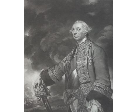 James McArdell after Sir Joshua Reynolds, mezzotint, 'Portrait of John Earl of Rothes, Lord Leslie and Bambreigh..', 1763, sh