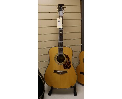 A Tanglewood hand crafted acoustic guitar, model no. TW1000-SR