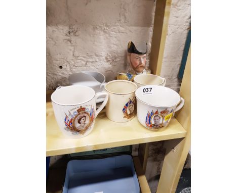 SHELF OF COMMEMORATIVE ITEMS 