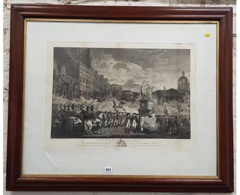 VICTORIAN PRINT, IRISH VOLUNTEERS