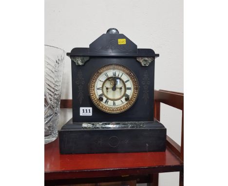 SLATE MANTLE CLOCK 