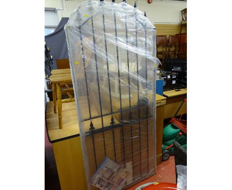 Unused wrought iron garden gate 'Warwick Tall Single' design to fit an opening size 36 - 39 ins (still packaged)