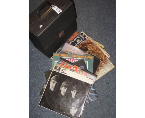 Case of 33 RPM vinyl LP records to include: With the Beatles (mono); The Beatles, 'A Hard Day's Night' (mono); The Beatles, '