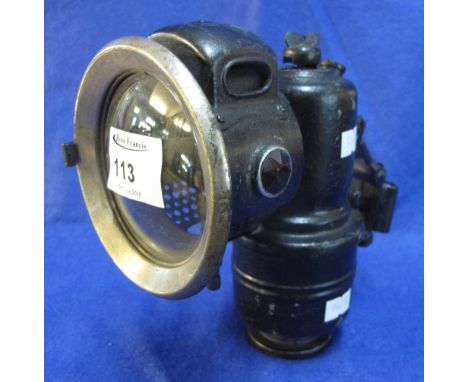 P. & H. 'The Revenge', carbide vehicle lamp.