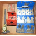 6" Dial Caliper, Center Finder, and Radius Gage Set