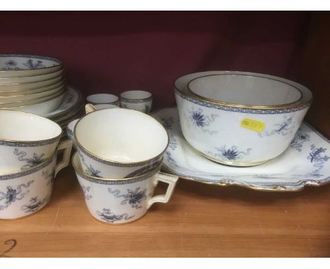 Minton Willow pattern tea ware and other chinaCondition report: Minton Willow Pattern tea ware- majority of pieces have damag