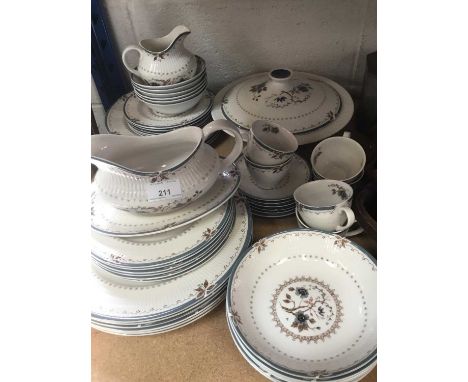 Royal Doulton 'Old Colony' T.C.1005 dinner and coffee service, approximately 52 piecesCondition report: 1 tureen with lid- go