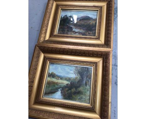 Assorted pictures and prints, including a pair of Victorian oils, portrait miniatures, seascapes, etc