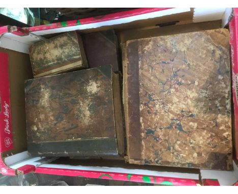 Group of 19th century engraved books, together with a vintage Biba poster and Pears style print