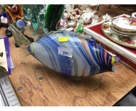 Group of Mirano glass figuresCondition report: Smallest clown has very small chip to his hair. Medium sided clown has somethi
