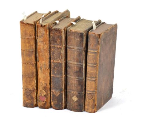 WILSON (H.) Navigation New Modell'd, 8vo, portrait frontis., 10 folding plates (1 torn), contemp. calf, 4th Edn., L., 1741; M