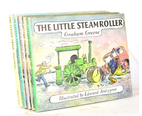 Greene (Graham) The Little Train, 1973; The Little Horse Bus, 1974 (2 copies); The Little Steam Roller, 1974 (2 copies), firs