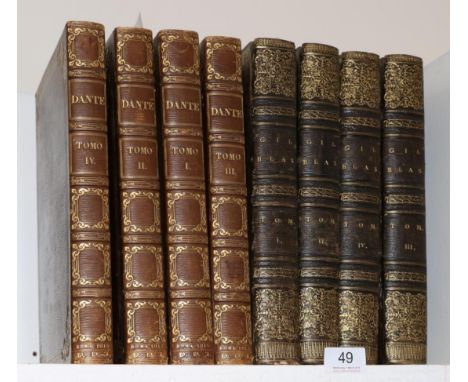 Dante Alighieri La Divina Commedia di Dante Alighieri, corretta spiegata e difesa dal P. Baldassarre Lombardi ..., 1815-17, R