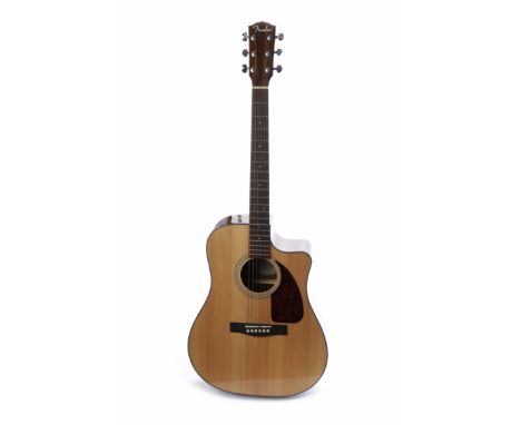 FENDER CD280SCE ELECTRO ACOUSTIC GUITARserial number CC 131 xxxxx5, made in China, Fender Fishman preamp, rosewood bridge, na