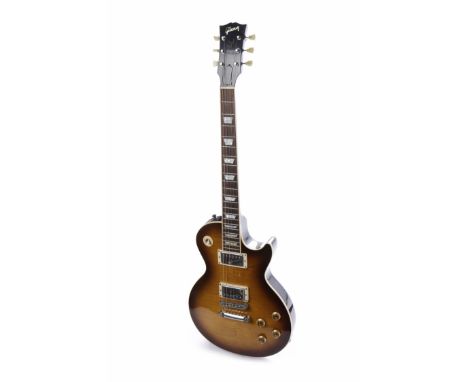 GIBSON LES PAUL 2003 STANDARDserial number 0xxxxxx4, stamped Made in USA, two humbuckers, amber top hat volume and tone knobs