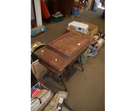Singer sewing machine with stand