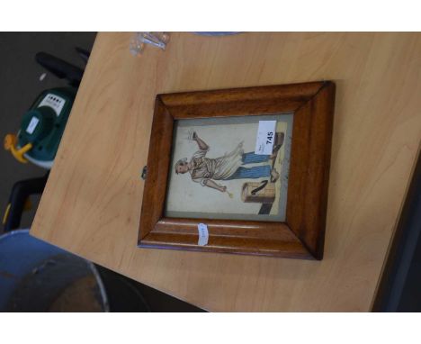 Small framed print of a cook