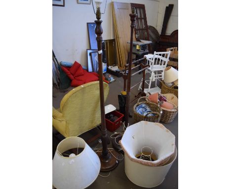 Two lamp standards