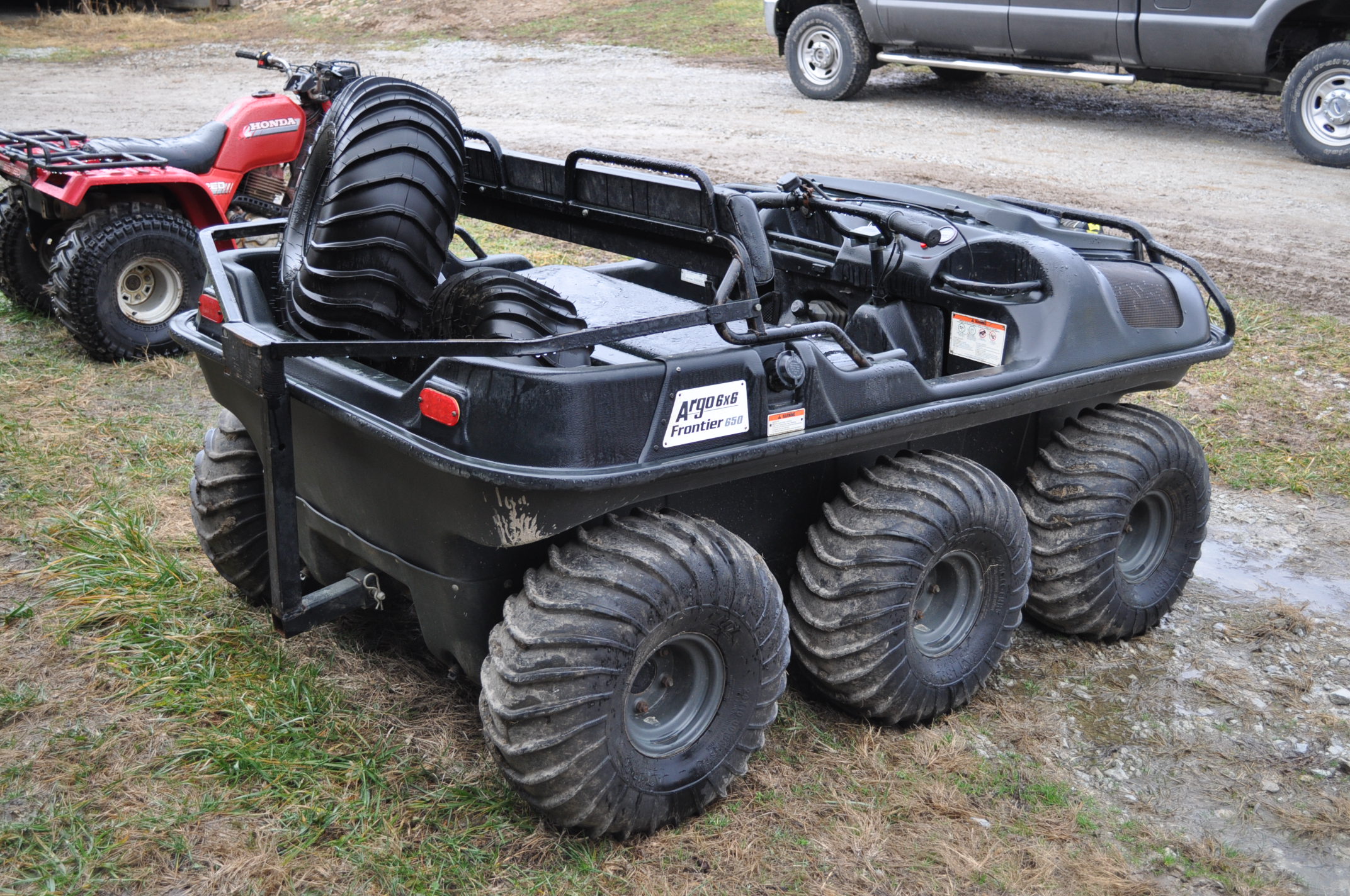2008 Argo Frontier 650 6x6 ATV, 24 x 10.008 tires, 256 hrs, Title will