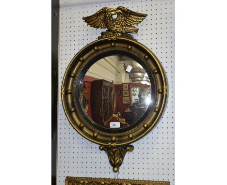 A 20th century circular decorative wall mirror