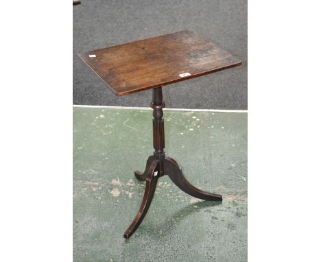 A George III wine table, tripod base