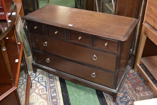 A Stag Madrigal Chest Of Four Short Over Two Long Drawers