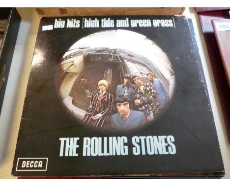 Collection of Rolling Stones and other records inc. Lean Mean Hits 