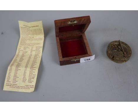Cased compass - F.L. West 