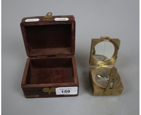 Nautical cased Sine compass 
