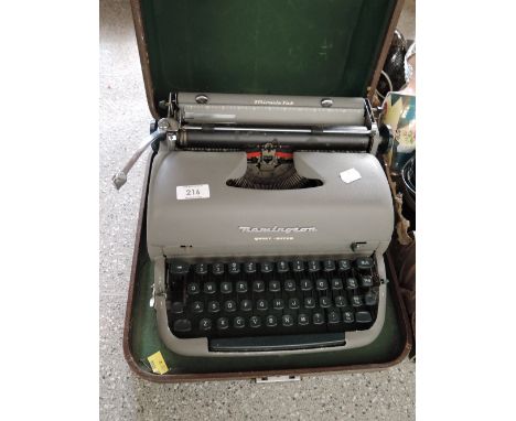 A vintage Remington typewriter 
