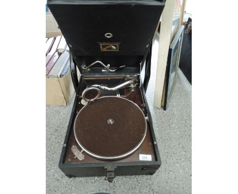 A vintage HMV Gramophone Model 101