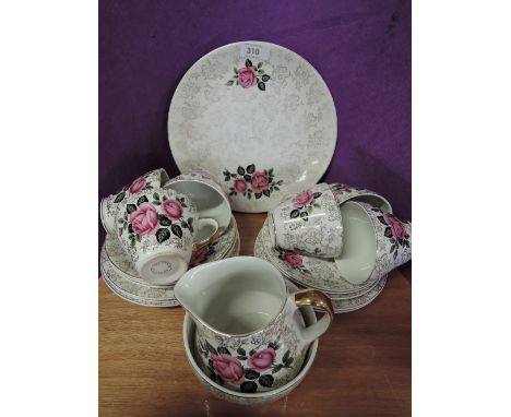 A part tea service Hostess by British Anchor 20 pieces
