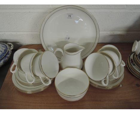 A part tea service by Royal Worcester in the Contessa pattern