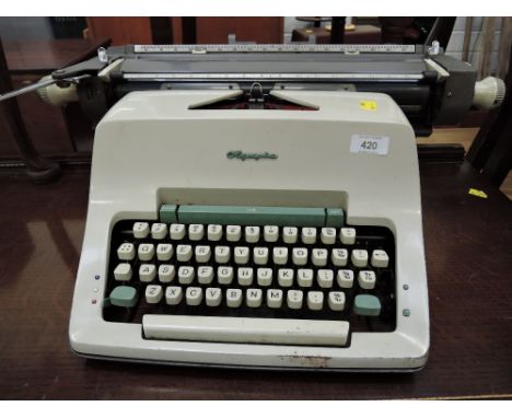 A Vintage Olympia typewriter